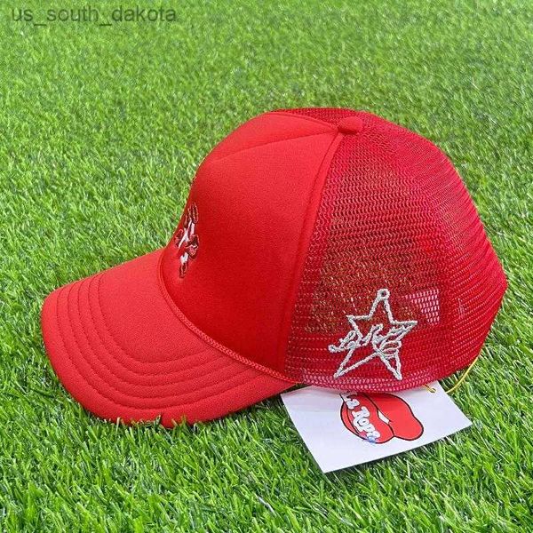 street dance junior bewilder embroidery baseball cap couples truck hats with fashion l230523, Blue;gray
street dance junior bewilder embroidery baseball cap couples truck hats with fashion l230523, Blue;gray