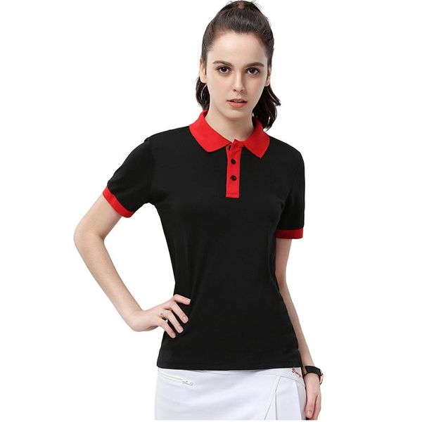 polos women casual short sleeve cotton polos mujer summer outdoor patchwork polo shirt breathable plus size quick dry lady femme, White
polos women casual short sleeve cotton polos mujer summer outdoor patchwork polo shirt breathable plus size quick dry lady femme, White