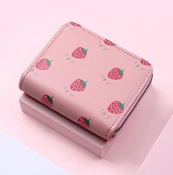 wallets 2022 women short cartoon strawberry leather ladies money purses female card holder small coin bags girls gift3864857, Red;black
wallets 2022 women short cartoon strawberry leather ladies money purses female card holder small coin bags girls gift3864857, Red;black