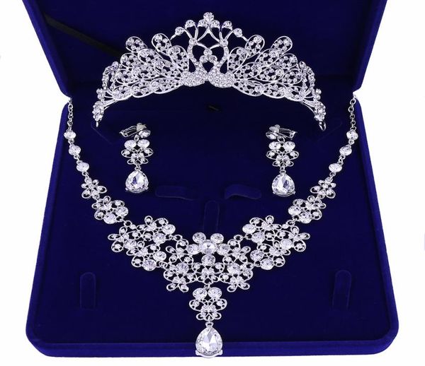 luxury cubic zirconia tiara and necklace earring for women wedding jewelry set for bride zircon crowns jewelry bridal accessories8934747, White
luxury cubic zirconia tiara and necklace earring for women wedding jewelry set for bride zircon crowns jewelry bridal accessories8934747, White