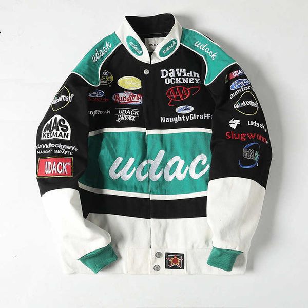 oem custom design embroidery mens bomber jackets color blocking button up motorcycle vintage racing jacket dwcc, Black;brown
oem custom design embroidery mens bomber jackets color blocking button up motorcycle vintage racing jacket dwcc, Black;brown
