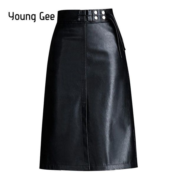 dresses young gee spring autumn women skirt fashion pu leather midi high waist aline elegant office work wear skirts saias plus size, Black;gray
dresses young gee spring autumn women skirt fashion pu leather midi high waist aline elegant office work wear skirts saias plus size, Black;gray