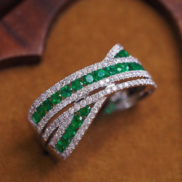 cross emerald diamond ring 100% real 925 sterling silver party wedding band rings for women men engagement jewelry gift, Slivery;golden
cross emerald diamond ring 100% real 925 sterling silver party wedding band rings for women men engagement jewelry gift, Slivery;golden