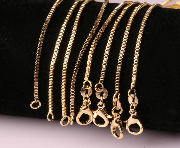5 pcs fashion box chain 18k gold plated chains pure 925 silver necklace long chains jewelry for children boy girls womens mens 1mm4397389
5 pcs fashion box chain 18k gold plated chains pure 925 silver necklace long chains jewelry for children boy girls womens mens 1mm4397389