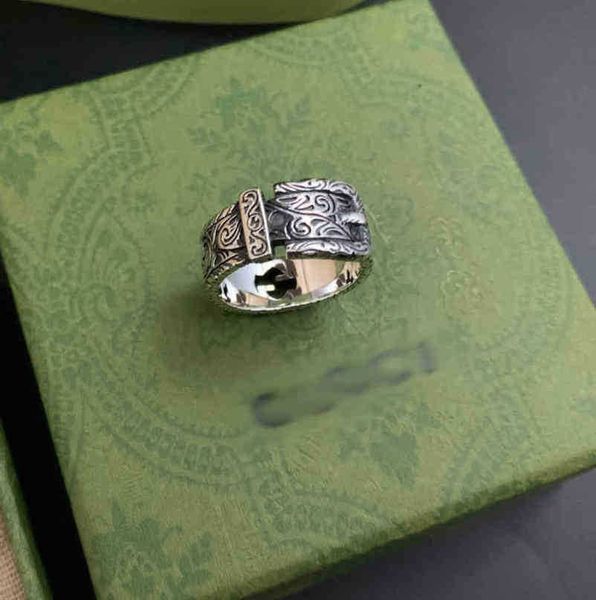 designer jewelry bracelet necklace chaopai ring 925 versatile old rattan grass belt buckle big men's ring, Silver
designer jewelry bracelet necklace chaopai ring 925 versatile old rattan grass belt buckle big men's ring, Silver