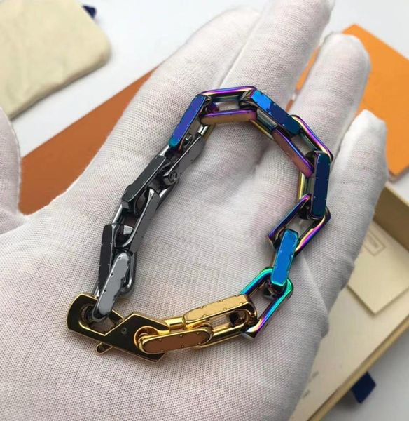2022 new chain domineering man bracelet designer couple jewelry stainless steel bracelet for woman5988018, Black
2022 new chain domineering man bracelet designer couple jewelry stainless steel bracelet for woman5988018, Black