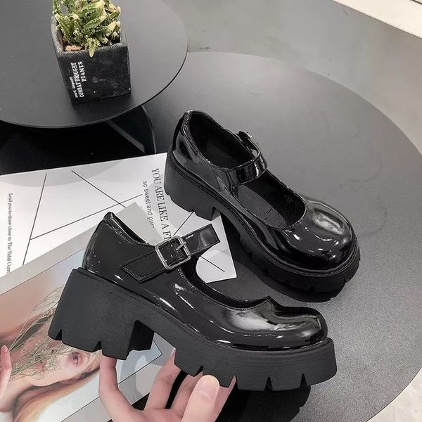 women shoes 2022 new girl lolita shoes jk uniform shoes pu leather heart ankle with maryzhen shoes cute retro british style, Black
women shoes 2022 new girl lolita shoes jk uniform shoes pu leather heart ankle with maryzhen shoes cute retro british style, Black