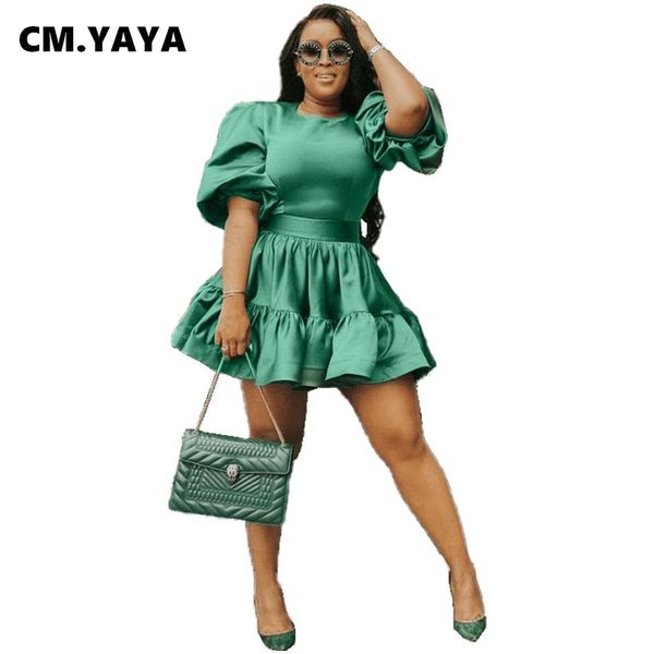 dresses cm.yaya vintage women lantern half sleeve oneck high waist tunic big swing ruffles hem dress 2022 party street ins dresses, Black;gray
dresses cm.yaya vintage women lantern half sleeve oneck high waist tunic big swing ruffles hem dress 2022 party street ins dresses, Black;gray