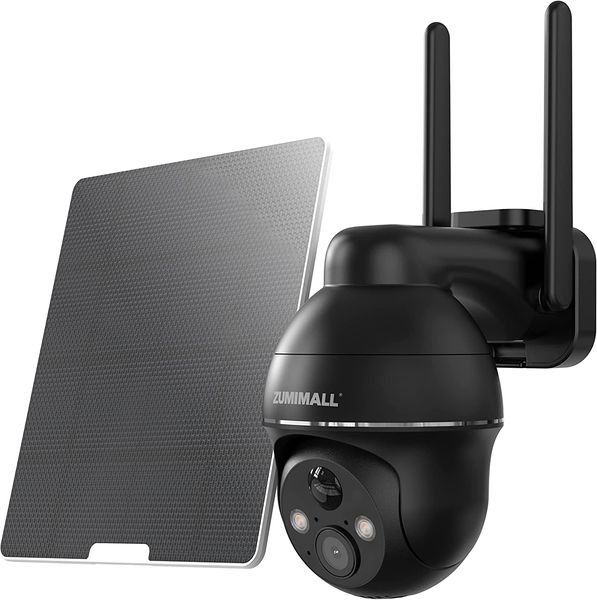 zumimall 4g lte cellular security camera, 3mp solar security cameras outdoor with 360° ptz, spotlight/color night vision/ip66/2-way talk/mot
zumimall 4g lte cellular security camera, 3mp solar security cameras outdoor with 360° ptz, spotlight/color night vision/ip66/2-way talk/mot