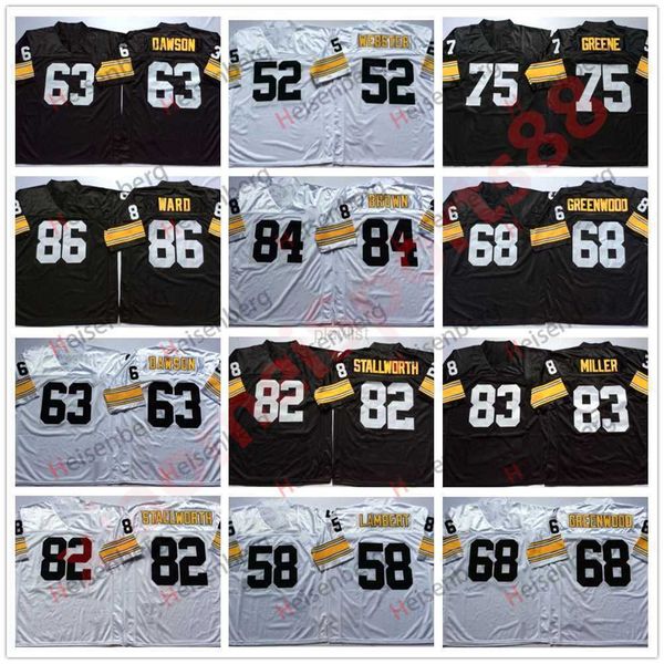 american college football wear ncaa mike webster jack lambert dermontti dawson l.c. greenwood joe greene black white jerseys retro football
american college football wear ncaa mike webster jack lambert dermontti dawson l.c. greenwood joe greene black white jerseys retro football