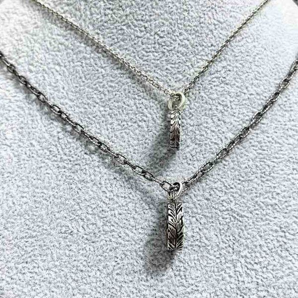 50% off designer jewelry bracelet necklace ring ancient style carved pattern pendant for men women simple fried dough twist couple necklacen, Silver
50% off designer jewelry bracelet necklace ring ancient style carved pattern pendant for men women simple fried dough twist couple necklacen, Silver