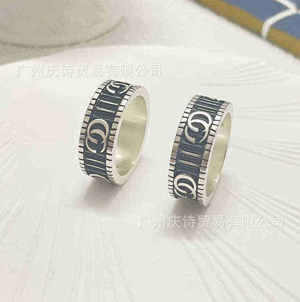 designer jewelry bracelet necklace accessories old stripe vertical stripe ins hip hop couple pair ring, Silver
designer jewelry bracelet necklace accessories old stripe vertical stripe ins hip hop couple pair ring, Silver