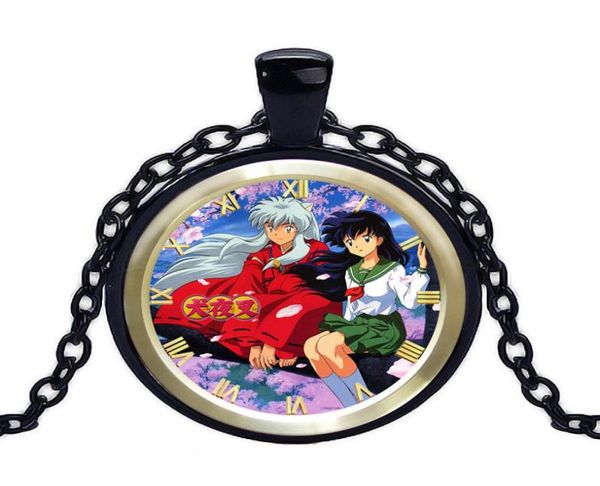anime lovers gift japanese anime inuyasha and kagome time clock gemstone pendant necklace handmade glass jewelry9687439, Silver
anime lovers gift japanese anime inuyasha and kagome time clock gemstone pendant necklace handmade glass jewelry9687439, Silver