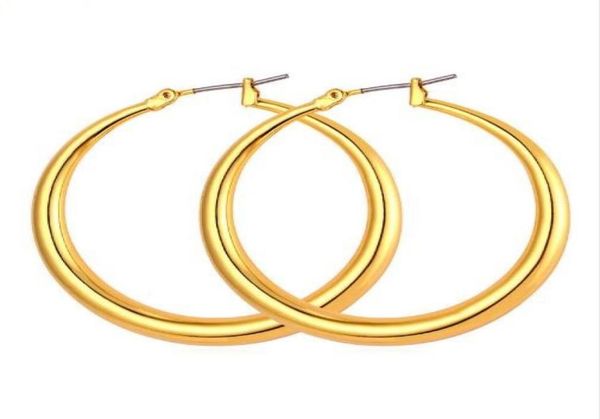 big size style large hoop earrings for women fashion 18k real gold plated simple jewelry e63918439126, Golden;silver
big size style large hoop earrings for women fashion 18k real gold plated simple jewelry e63918439126, Golden;silver