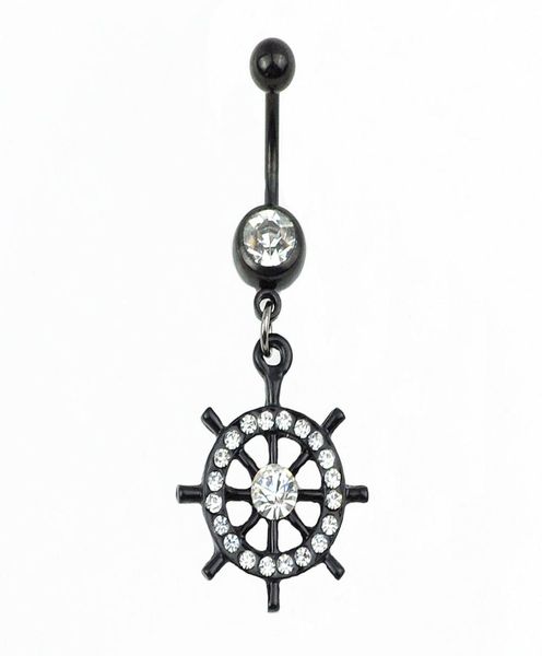 alloy diamond rudder belly button ring belly button nail piercing jewelry8642902, Silver
alloy diamond rudder belly button ring belly button nail piercing jewelry8642902, Silver