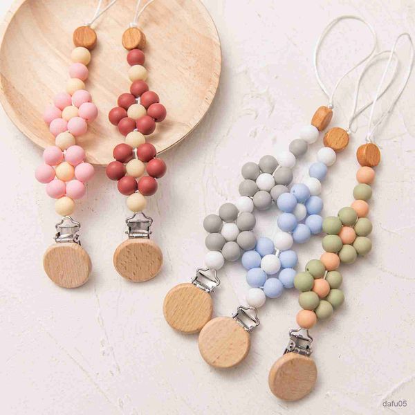 pacifiers# 1pc handmade silicone baby wooden pacifier chain clips solid color teether pacifier chains holder chain for baby toys
pacifiers# 1pc handmade silicone baby wooden pacifier chain clips solid color teether pacifier chains holder chain for baby toys