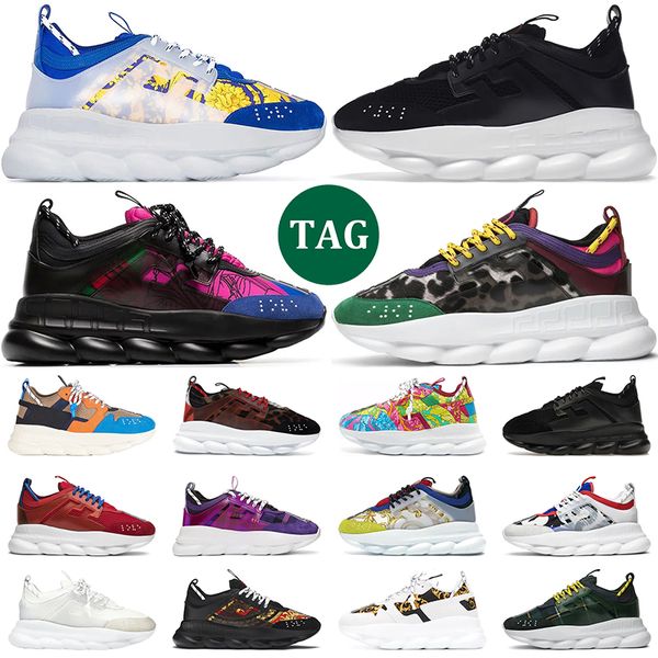men women chain reaction designer shoes platform sneakers triple black white bluette gold brown orange blue black multi mens luxury trainers
men women chain reaction designer shoes platform sneakers triple black white bluette gold brown orange blue black multi mens luxury trainers