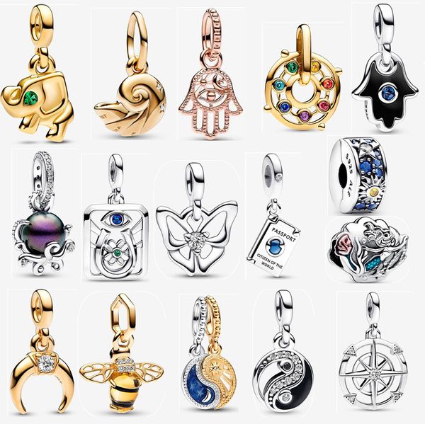 new 925 sterling silver fashion party gold charms crab star moon little me shell designer jewelry diy fit pandora necklace bracelet for wome, Bronze;silver
new 925 sterling silver fashion party gold charms crab star moon little me shell designer jewelry diy fit pandora necklace bracelet for wome, Bronze;silver