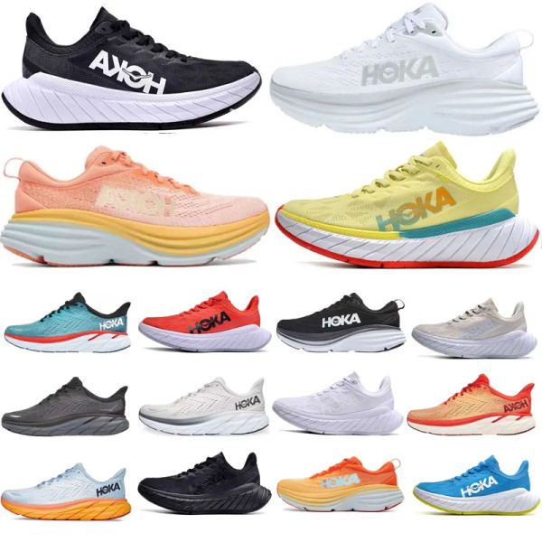 hoka running shoes hokas bondi 8 clifton lifestyle shock absorption mens womens jogging walking sneakers carbon black triple white designer
hoka running shoes hokas bondi 8 clifton lifestyle shock absorption mens womens jogging walking sneakers carbon black triple white designer