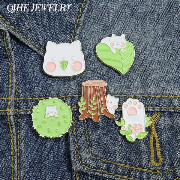 plant cat enamel pin green white kitten animal brooch badge lapel lovely cartoon fashion accessories gift for friends metal, Gray
plant cat enamel pin green white kitten animal brooch badge lapel lovely cartoon fashion accessories gift for friends metal, Gray