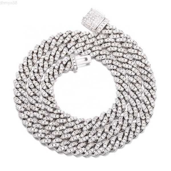jewelry new necklace 6mm micro-inlaid zircon mini chain full diamond cuban chain, Silver
jewelry new necklace 6mm micro-inlaid zircon mini chain full diamond cuban chain, Silver