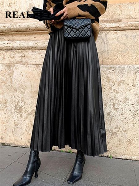 dresses black puleather pleated skirt new women high waist fashionable allmatch aline milong skirt female, Black;gray
dresses black puleather pleated skirt new women high waist fashionable allmatch aline milong skirt female, Black;gray