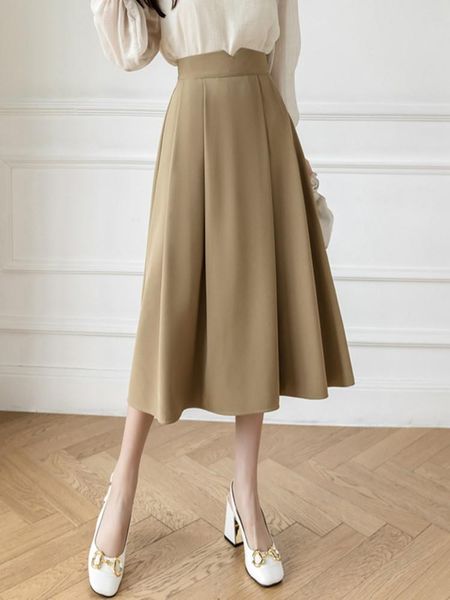 dresses office lady elegant aline skirts new arrival 2022 autumn korean style solid color allmatch women casual long skirt w1186, Black;gray
dresses office lady elegant aline skirts new arrival 2022 autumn korean style solid color allmatch women casual long skirt w1186, Black;gray