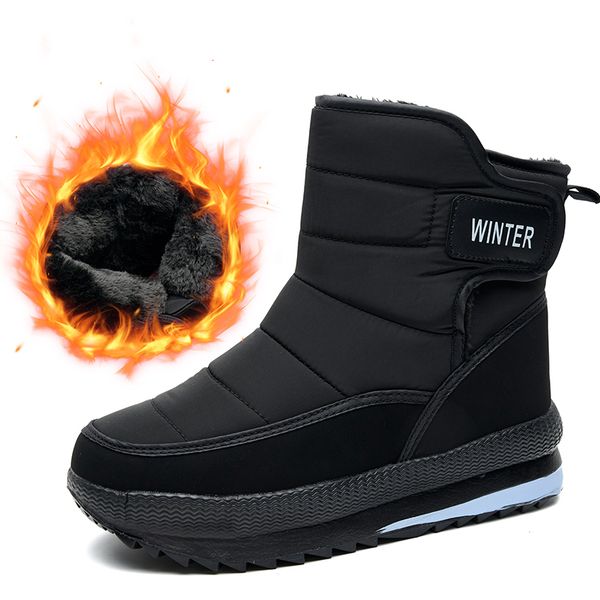 winter men boots larger size 46 winter casual shoes men ankle boots waterproof non-slip thick warm men snow boots, Black
winter men boots larger size 46 winter casual shoes men ankle boots waterproof non-slip thick warm men snow boots, Black