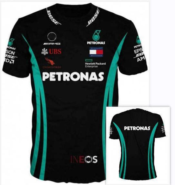 w384 2023 fashion new men's t-shirts formula 1 racing team petronas joint and women's printed short-sleeved high-quality clothing, White;black
w384 2023 fashion new men's t-shirts formula 1 racing team petronas joint and women's printed short-sleeved high-quality clothing, White;black