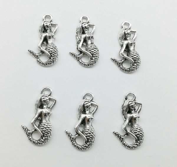 lot 100pcs mermaid seamaid antique silver charms pendants jewelry diy for necklace bracelet earrings retro style 2211mm2204256, Bronze;silver
lot 100pcs mermaid seamaid antique silver charms pendants jewelry diy for necklace bracelet earrings retro style 2211mm2204256, Bronze;silver