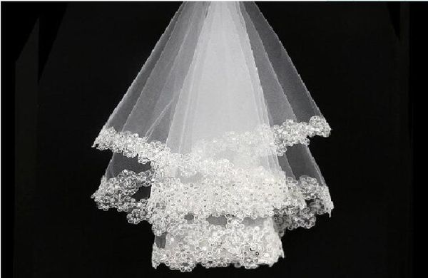 bridal wedding veils short white ivory bridal veils sequined lace appliques sequin tulle wedding veils8723172, Black
bridal wedding veils short white ivory bridal veils sequined lace appliques sequin tulle wedding veils8723172, Black