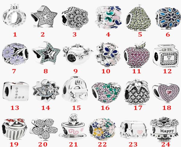 fine jewelry authentic 925 sterling silver bead fit pandora charm bracelets fourleaf clover crown pentagram perfume safety chain 9134807, Black
fine jewelry authentic 925 sterling silver bead fit pandora charm bracelets fourleaf clover crown pentagram perfume safety chain 9134807, Black