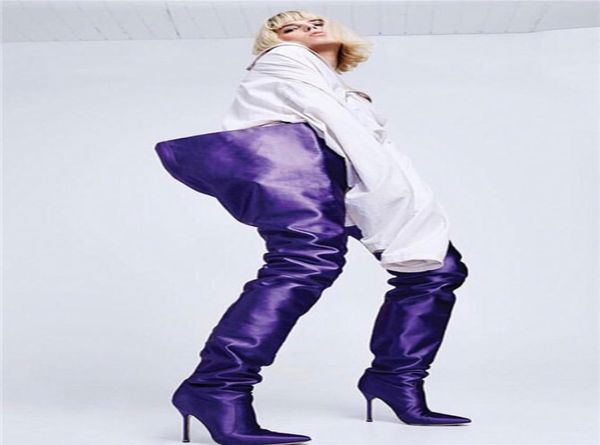new extreme long women high waist satin booties rihanna wearing shoes woman over thigh high boots pointed toe crotch high boots8657776, Black
new extreme long women high waist satin booties rihanna wearing shoes woman over thigh high boots pointed toe crotch high boots8657776, Black