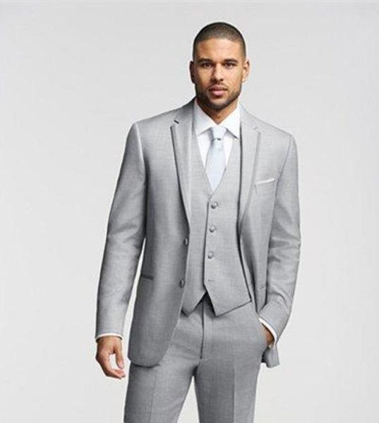 two buttons light grey groom tuxedos groomsmen man suits mens wedding blazer suits dinner suit jacketpantsves3386838, Black;gray
two buttons light grey groom tuxedos groomsmen man suits mens wedding blazer suits dinner suit jacketpantsves3386838, Black;gray