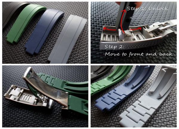 20mm new soft durable waterproof watch strap for rol subgmtym with slippage silver original steel clasp8228961, Black;brown
20mm new soft durable waterproof watch strap for rol subgmtym with slippage silver original steel clasp8228961, Black;brown