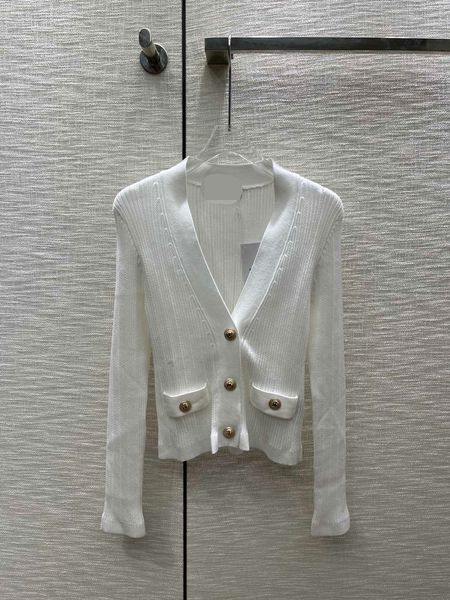 522 l 2023 summer sweaters women's cardigan sweater white striped v neck short sleeve brand same style women's weilan e84, White;black
522 l 2023 summer sweaters women's cardigan sweater white striped v neck short sleeve brand same style women's weilan e84, White;black