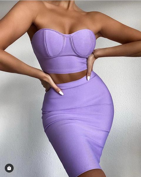 dresses purple celebrity two pieces set strapless knee length rayon bandage dress tail party dress vestidos, Black;gray
dresses purple celebrity two pieces set strapless knee length rayon bandage dress tail party dress vestidos, Black;gray