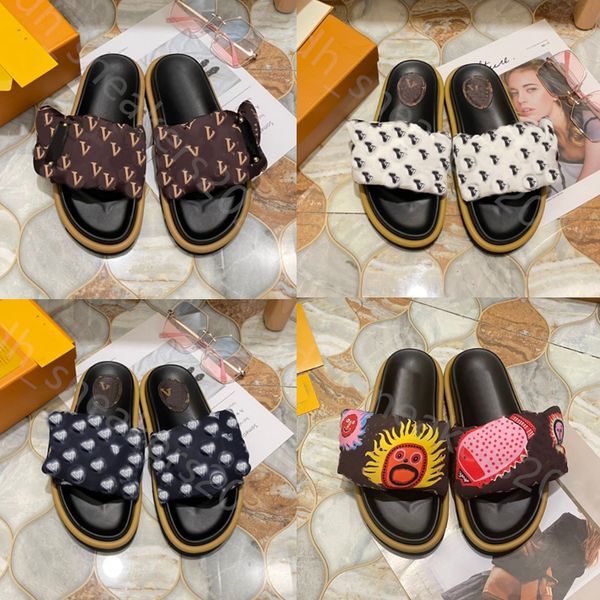women slippers designer slides summer ladies luxury embossed mule flat black white brown green beach pool pillow slipper female sandale size
women slippers designer slides summer ladies luxury embossed mule flat black white brown green beach pool pillow slipper female sandale size