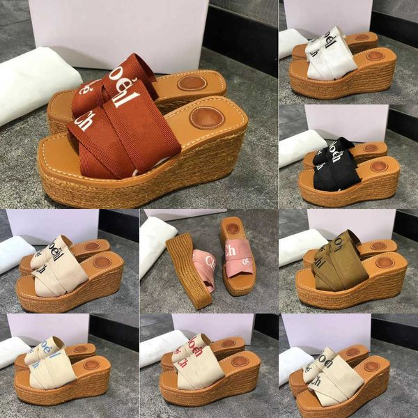 women designer platform slippers sandals woody wedge heel straw sail fisherman mules glyn espadrille white printing letter canvas flat loafe, Black
women designer platform slippers sandals woody wedge heel straw sail fisherman mules glyn espadrille white printing letter canvas flat loafe, Black