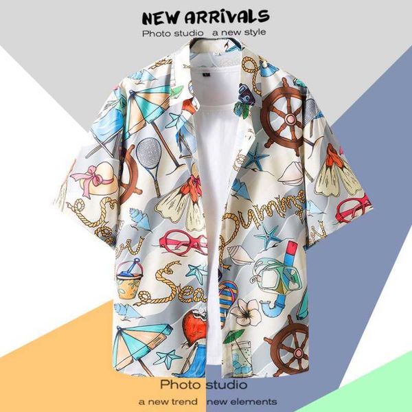 summer spring resort shirt for men custom printed graphic beach hawaiian short sleeve mens hawaiian shirt qcdm, White;black
summer spring resort shirt for men custom printed graphic beach hawaiian short sleeve mens hawaiian shirt qcdm, White;black