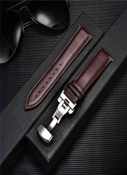 smooth genuine calfskin leather watchband 18mm 20mm 22mm 24mm straps with solid automatic butterfly buckle business watch band h118565388, Black;brown
smooth genuine calfskin leather watchband 18mm 20mm 22mm 24mm straps with solid automatic butterfly buckle business watch band h118565388, Black;brown