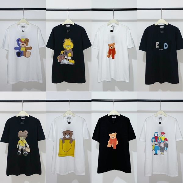 designers mens cotton short sleeved t-shirt women's summer fashion loose simple casual tees couple t-shirt, White;black
designers mens cotton short sleeved t-shirt women's summer fashion loose simple casual tees couple t-shirt, White;black