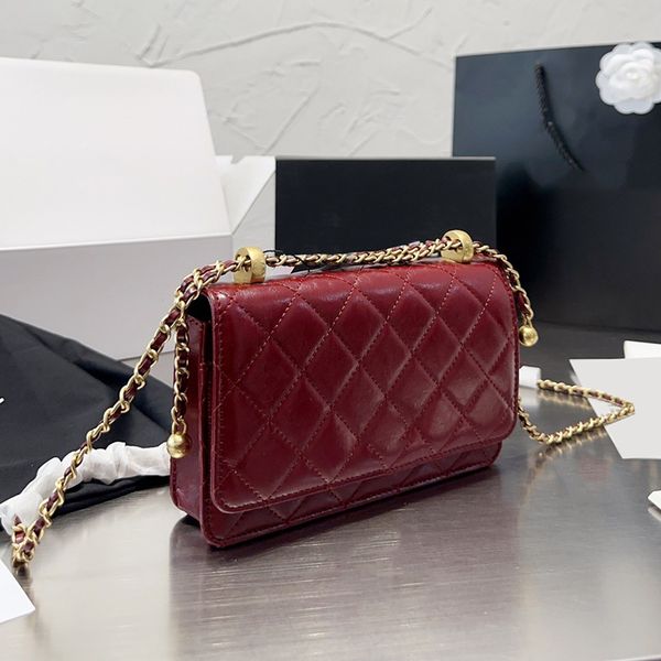 classic double little ball woc wallet bags matelasse vintage adjustable shoulder strap card phone holder calfskin real leather pocket purses
classic double little ball woc wallet bags matelasse vintage adjustable shoulder strap card phone holder calfskin real leather pocket purses