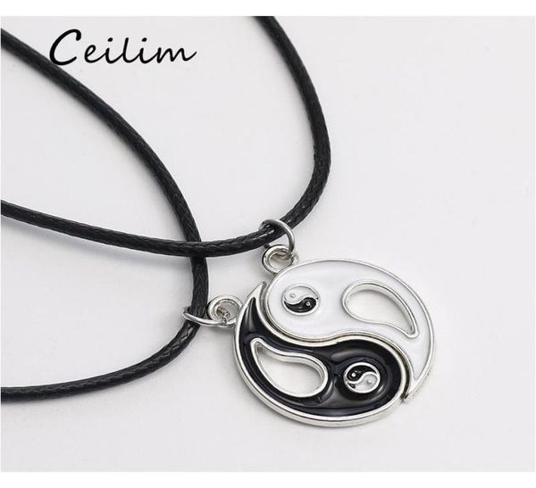 unique design splice gossip tai chi yin yang necklaces for women leather rope pendant black white friendship couple christmas vale4866154, Silver
unique design splice gossip tai chi yin yang necklaces for women leather rope pendant black white friendship couple christmas vale4866154, Silver