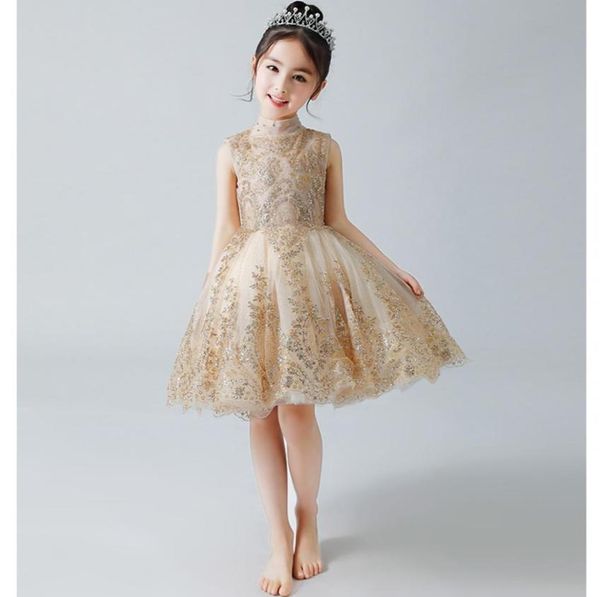 sparkly gold sequined flower girls dresses for weddings beaded short toddler pageant gowns high neck knee length tulle kids prom d8236425, White;blue
sparkly gold sequined flower girls dresses for weddings beaded short toddler pageant gowns high neck knee length tulle kids prom d8236425, White;blue