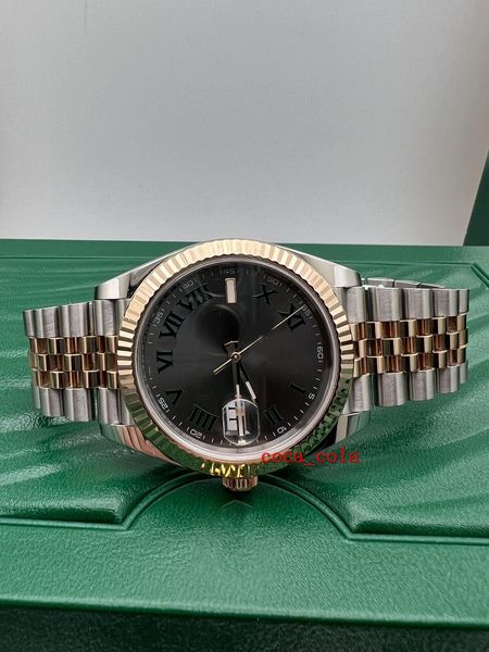 new watch strap luxury wristwatch 41 126331 18k fluted rose steel wimbledon dial jubilee box papers movement 904l automatic mens bracelet wa, Slivery;golden
new watch strap luxury wristwatch 41 126331 18k fluted rose steel wimbledon dial jubilee box papers movement 904l automatic mens bracelet wa, Slivery;golden