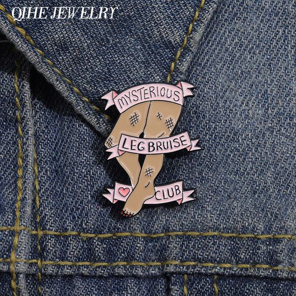 leg mysterious brooch enamel pin metal lapel fashion backpack friends cartoon badge metal custom accessories jewelry gift, Gray
leg mysterious brooch enamel pin metal lapel fashion backpack friends cartoon badge metal custom accessories jewelry gift, Gray