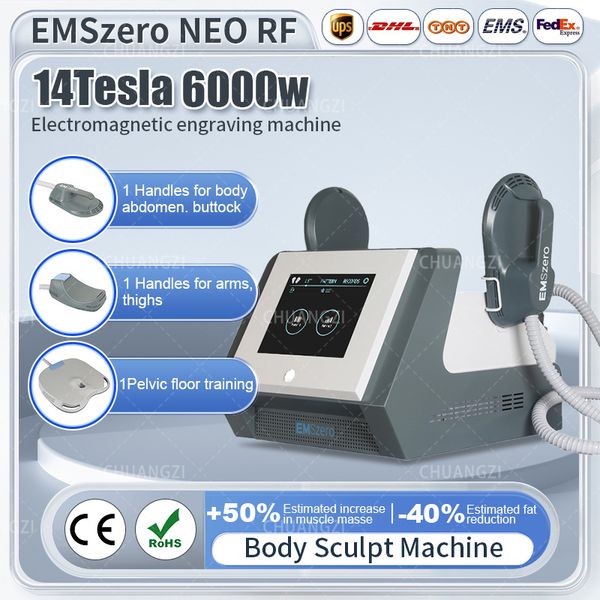 

EMS EMSzero Neo 6000W 14Tesla Hi-emt Sculpt Machine NOVA Muscle Stimulator Body Shaping Massage Equipment for Salon