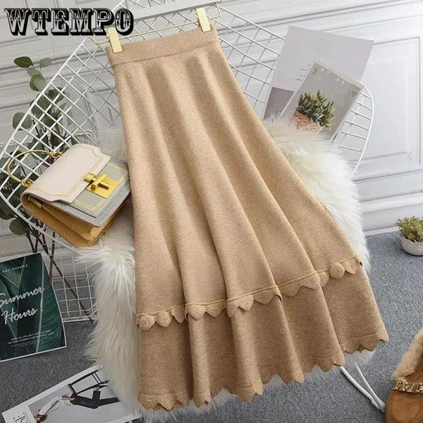 dresses wtempo elegant high waist woolen skirts women autumn winter long knitted skirts ladies casual solid pleated apricot black skirt, Black;gray
dresses wtempo elegant high waist woolen skirts women autumn winter long knitted skirts ladies casual solid pleated apricot black skirt, Black;gray
