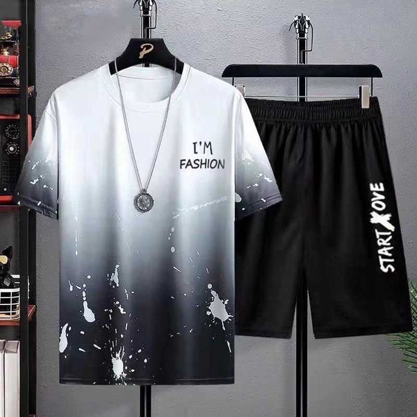 wholesale spring and summer thin o neck polyester men's short sleeve and shorts pieces set, White;black
wholesale spring and summer thin o neck polyester men's short sleeve and shorts pieces set, White;black